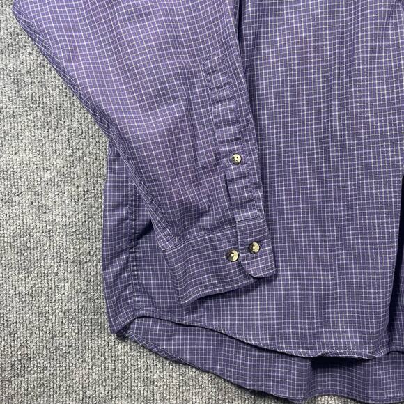 Pendleton Woolen Mills Shirt Men's XL Blue/White Check Long Sleeve Casual - Picture 3 of 10